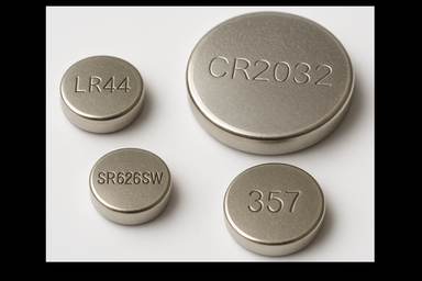 Example button cell batteries